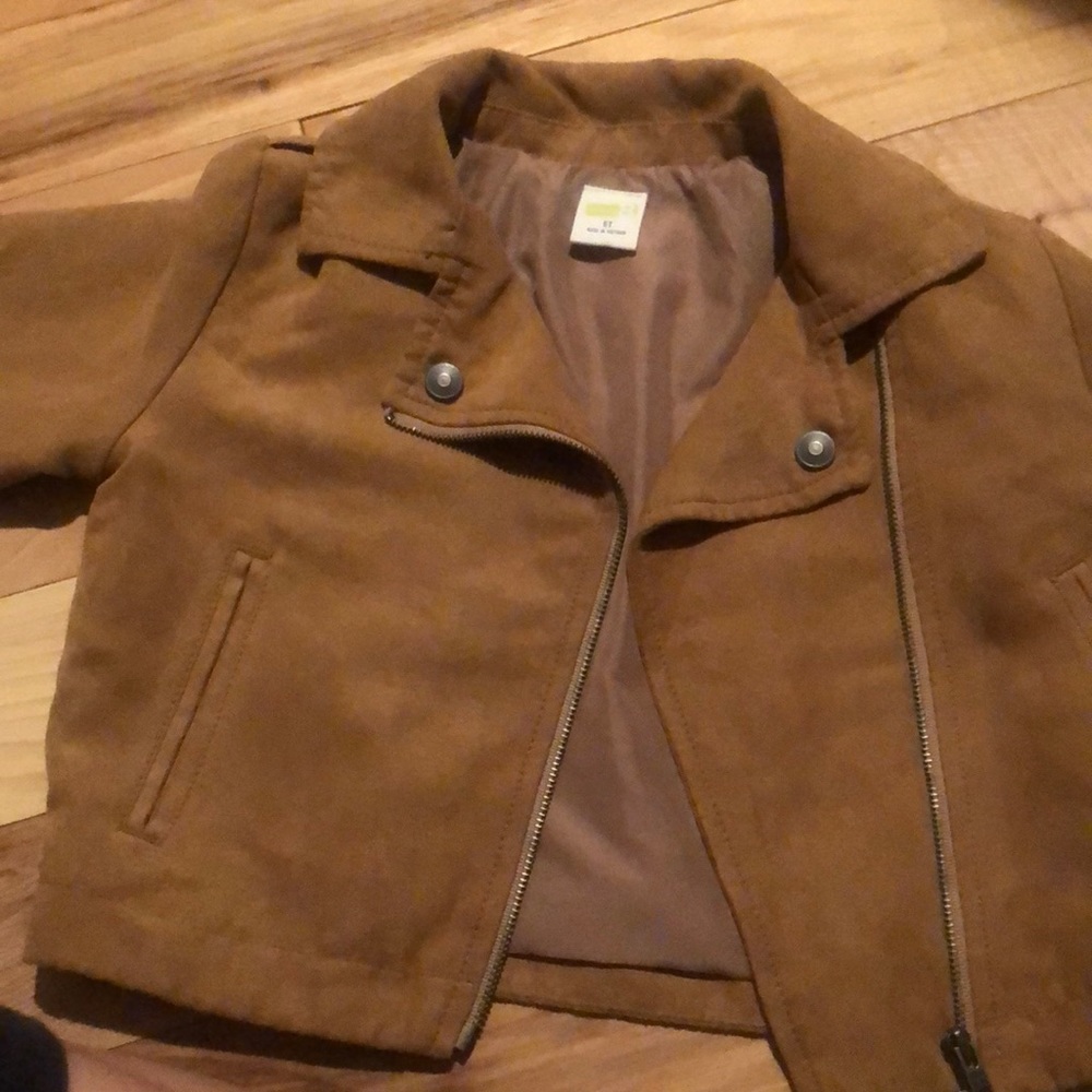 Crazy 8 Suede bomber Jacket